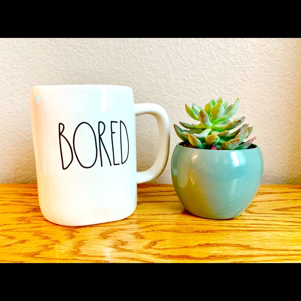 Rae Dunn Bored Mug